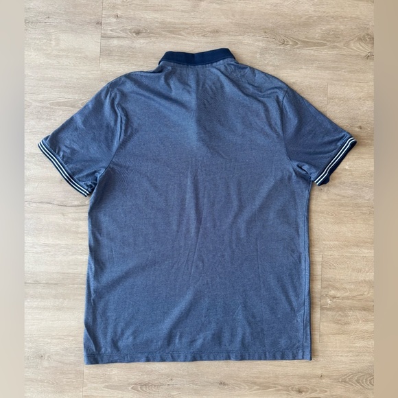 Perry Ellis Blue Polo Collared Shirt Cotton SZ XXL - Picture 7 of 8